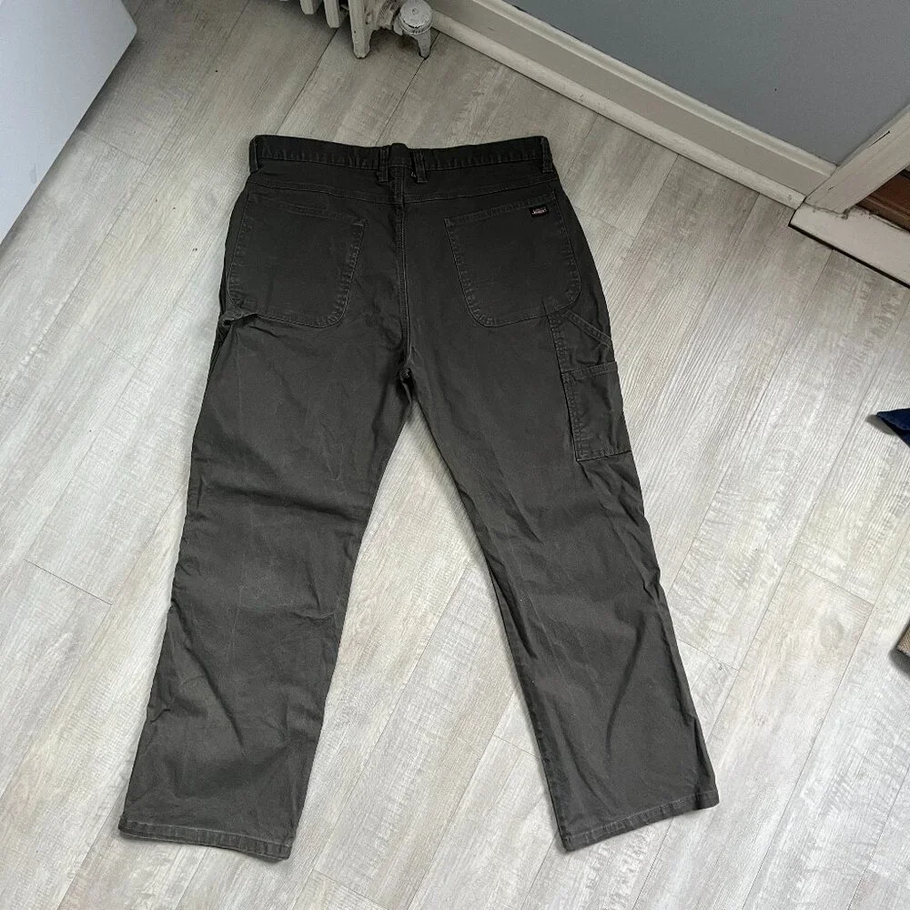 Set of 2 Dickies Pants, Relaxed Moss - 38x30 - Picture 6 of 7